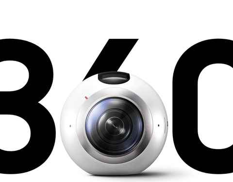  Cámara alta resolución Samsung Gear 360 ° Real VR alta