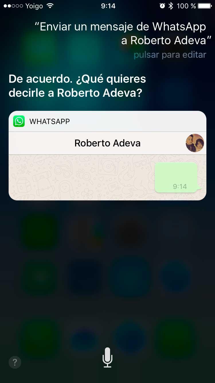 Whatsapp Para Ios Ya Permite Enviar Mensajes Y Hacer Llamadas Con Siri 7180