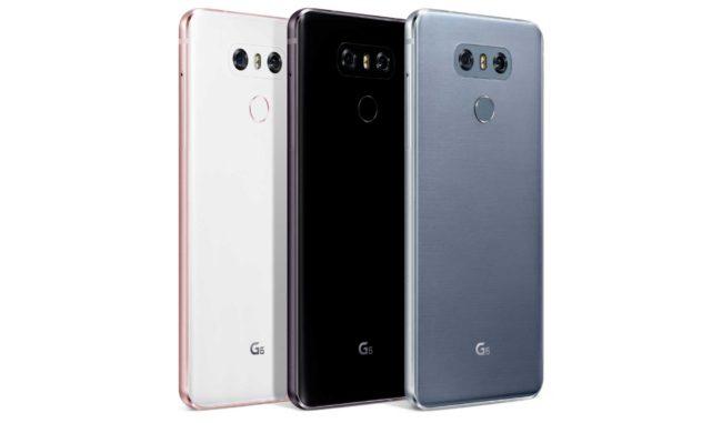 gama de colores LG G6