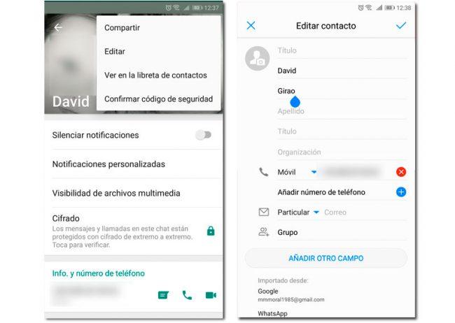 Trucos De Whatsapp Cambiar El Nombre A Un Contacto 5819