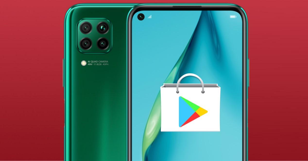 huawei p40 lite con google play