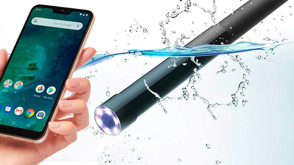El accesorio más loco para tu teléfono: Un endoscopio para Android