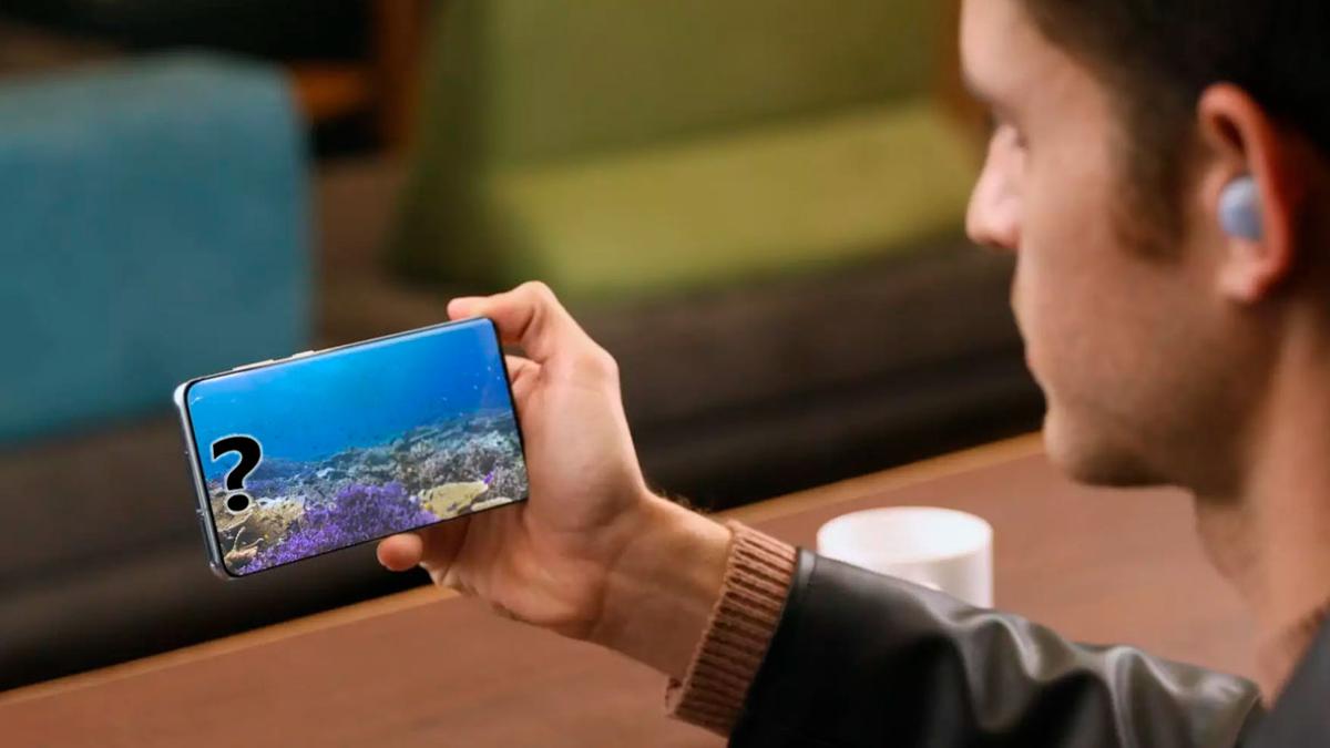 La cámara debajo de la pantalla del Samsung Galaxy S21 se filtra