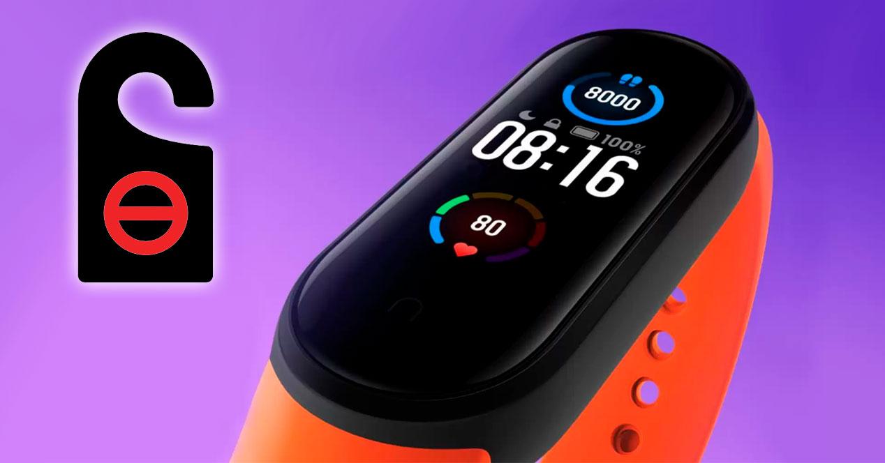 no molestar mi band 5