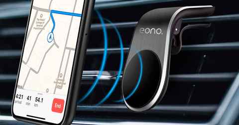 Soporte Celular Auto Magnético, Soporte Movil Coche para Sostener en  Rejillas Ventilación, Pequeño con Iman Móvil Soporte para Teléfono  Universal para iPhone, Galaxy, Smartphones