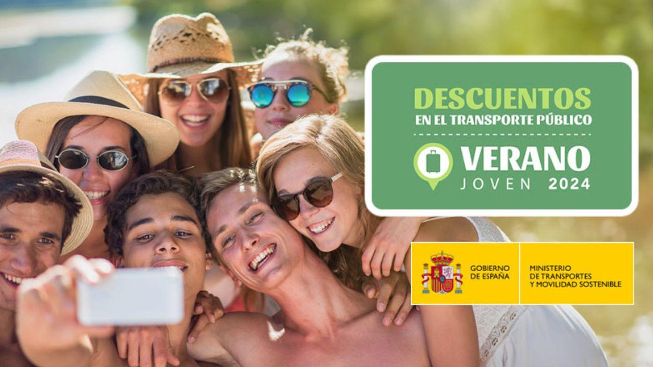 Descuentos en el transporte verano joven